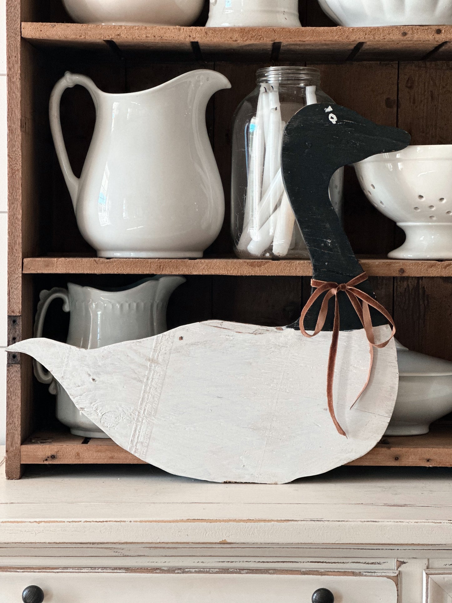 Vintage Wood Goose Decoy