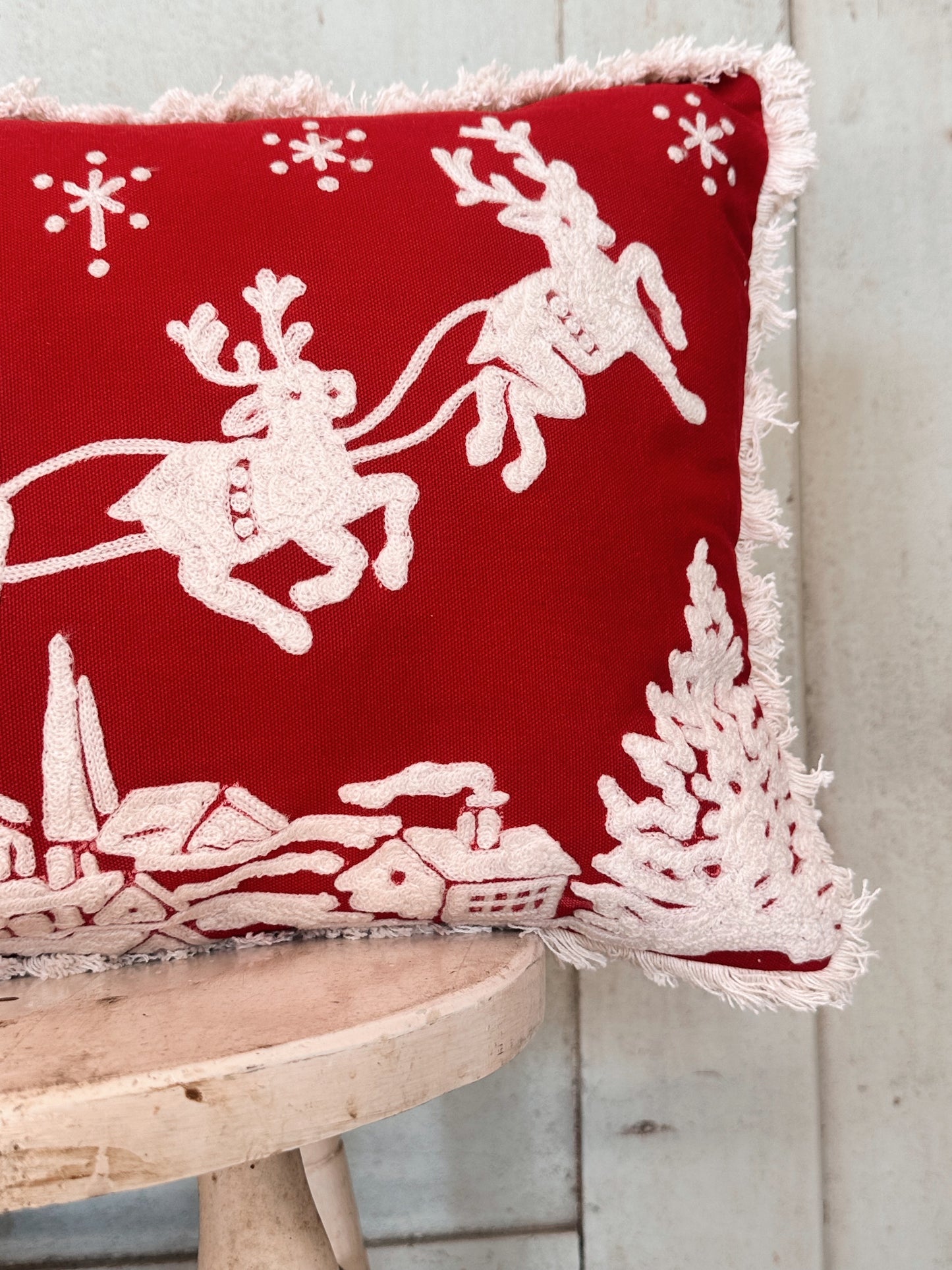 Santa’s Sleigh Pillow