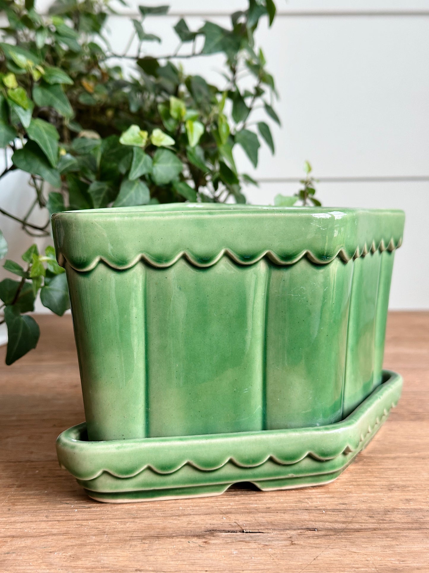 Vintage Diamond Shaped Planter