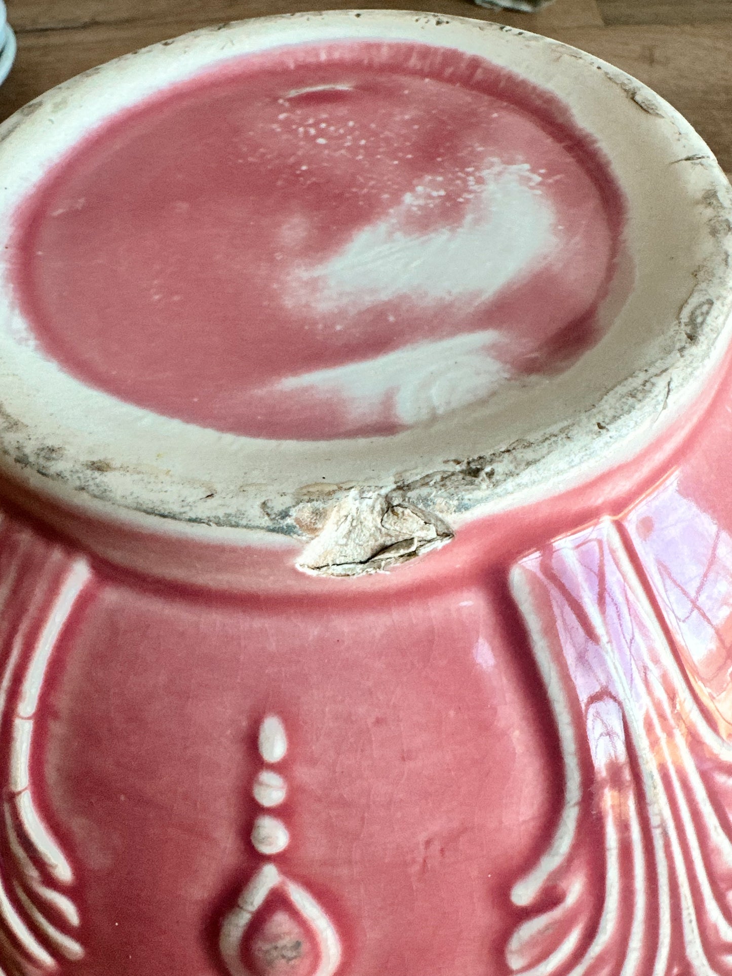 Vintage Rose Stoneware Bowl