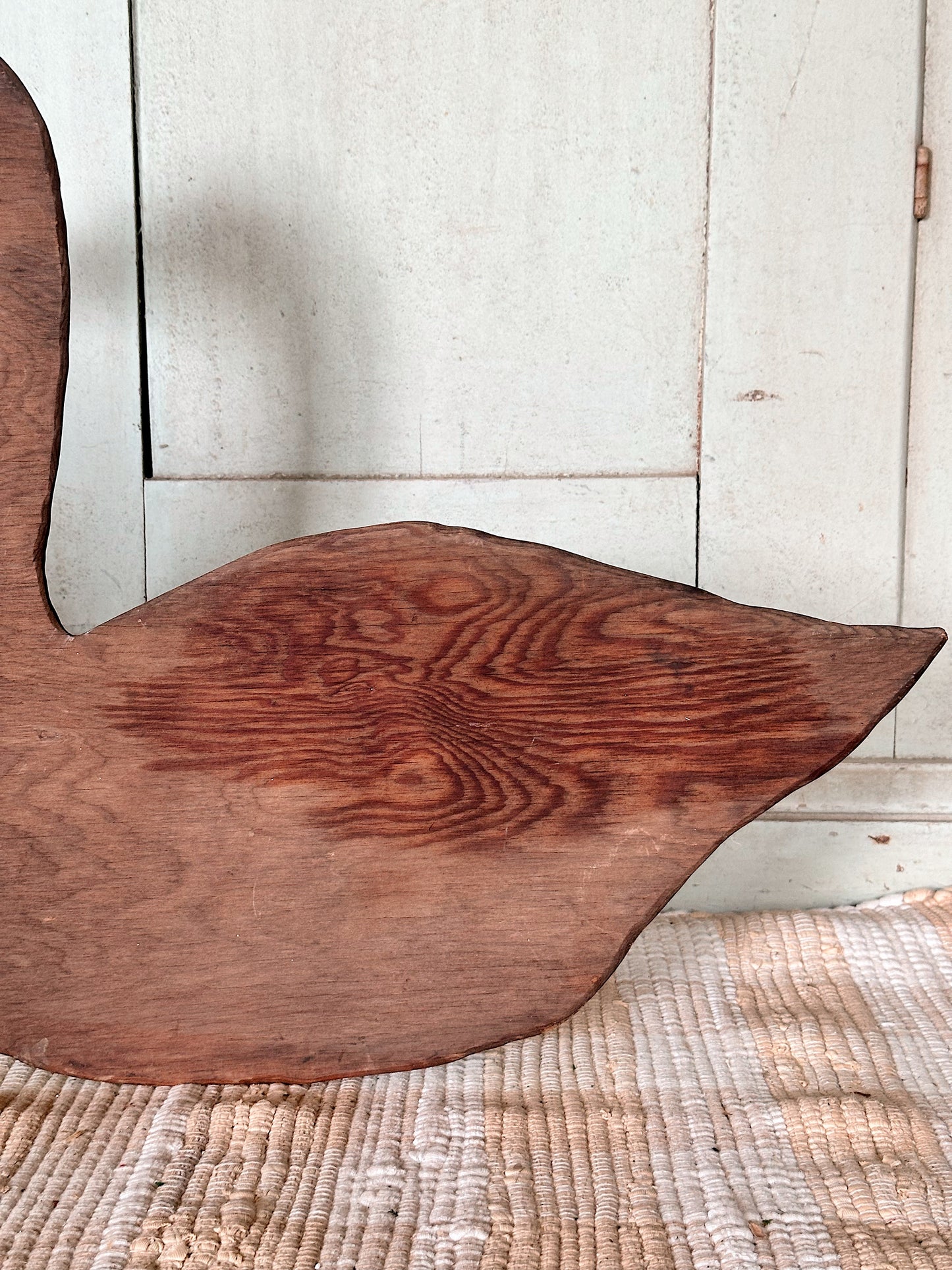 Vintage Wooden Goose Cut Out