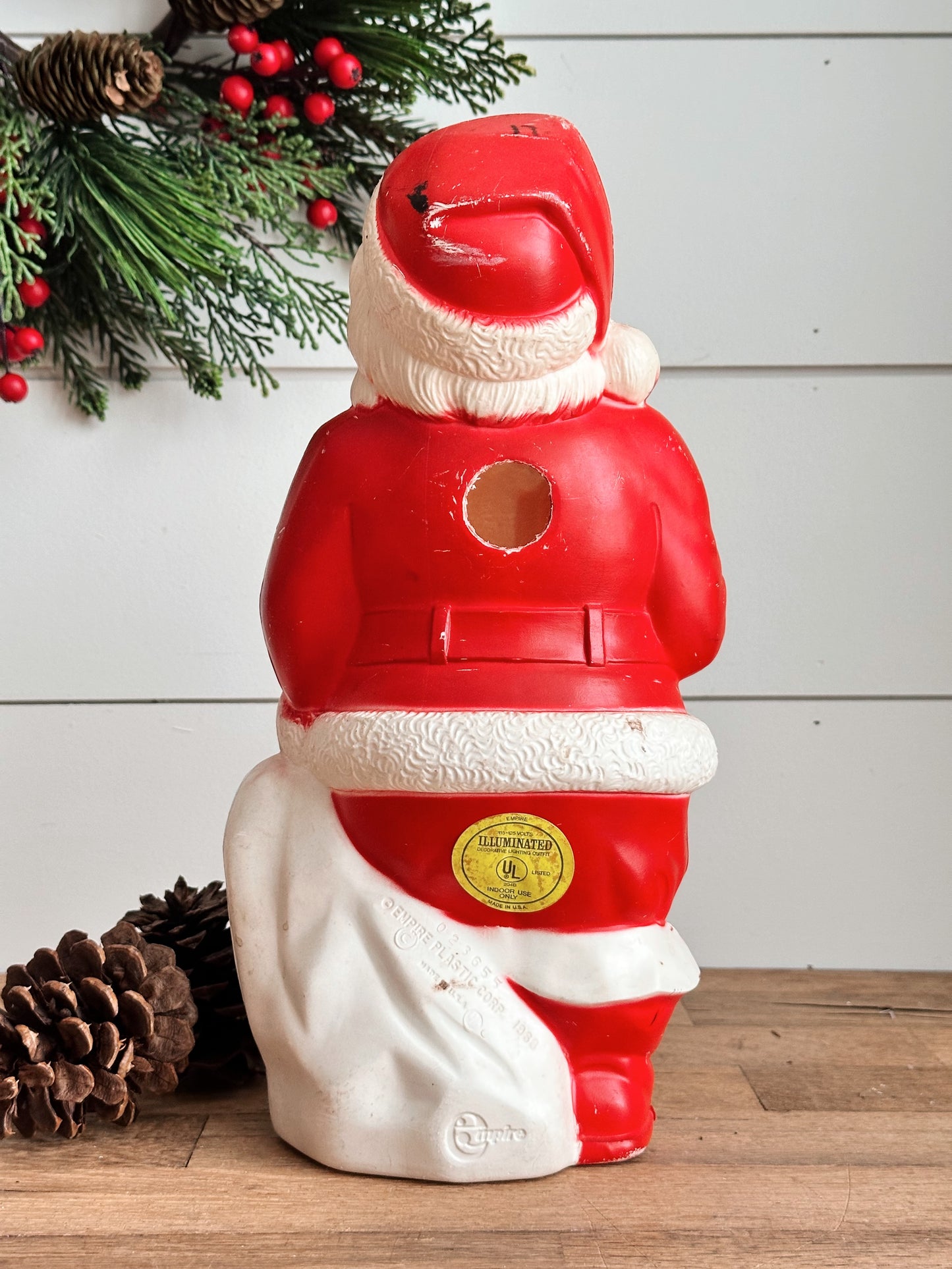 Vintage Empire Santa Blow Mold