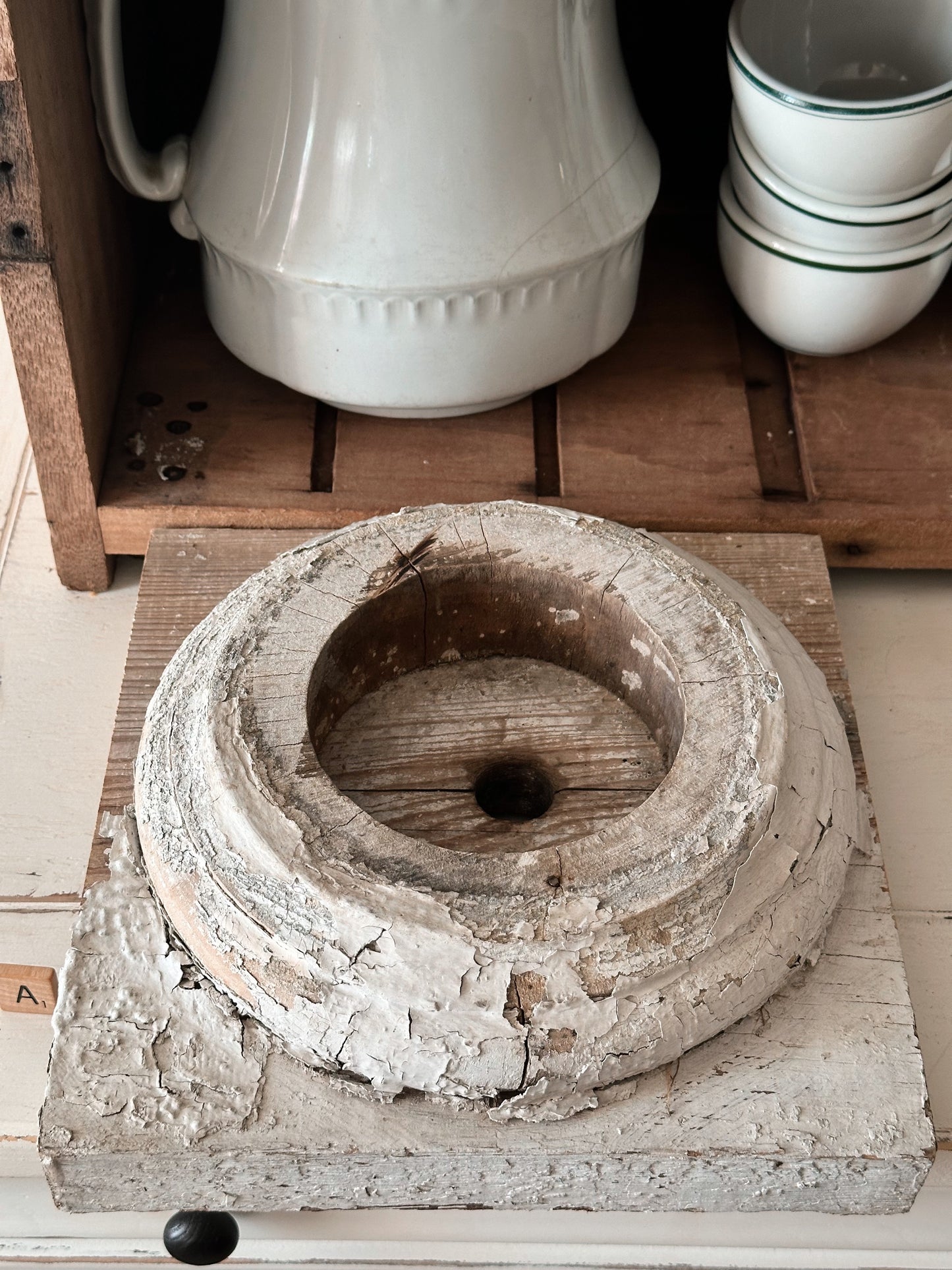 Chippy Salvage Column Base Riser