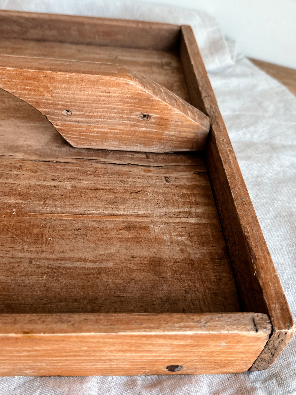 Handmade Vintage Wooden Carrier