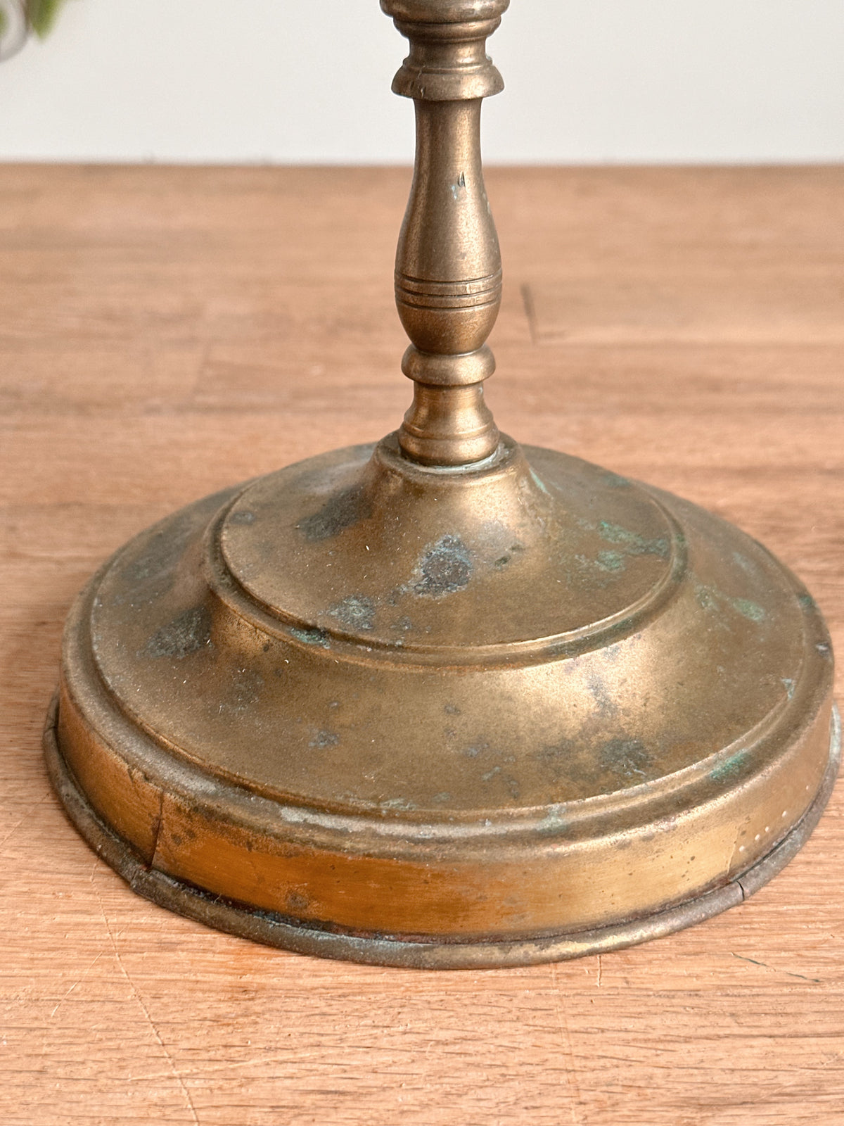 Vintage Brass Candelabra Centerpiece
