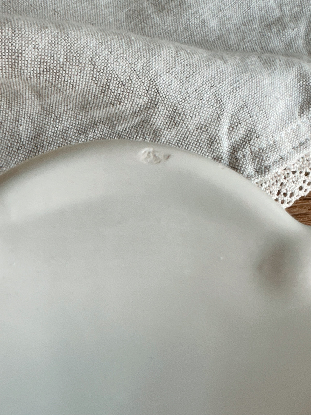 Vintage Ceramic Scalloped Dish