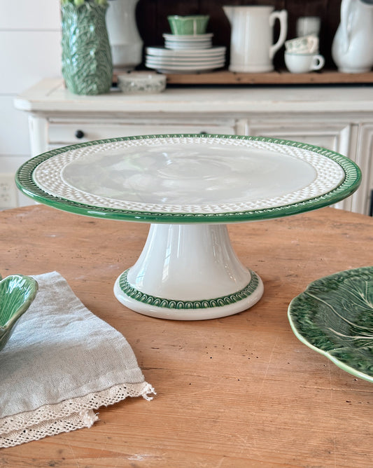 Embossed Rattan Cake Pedestal