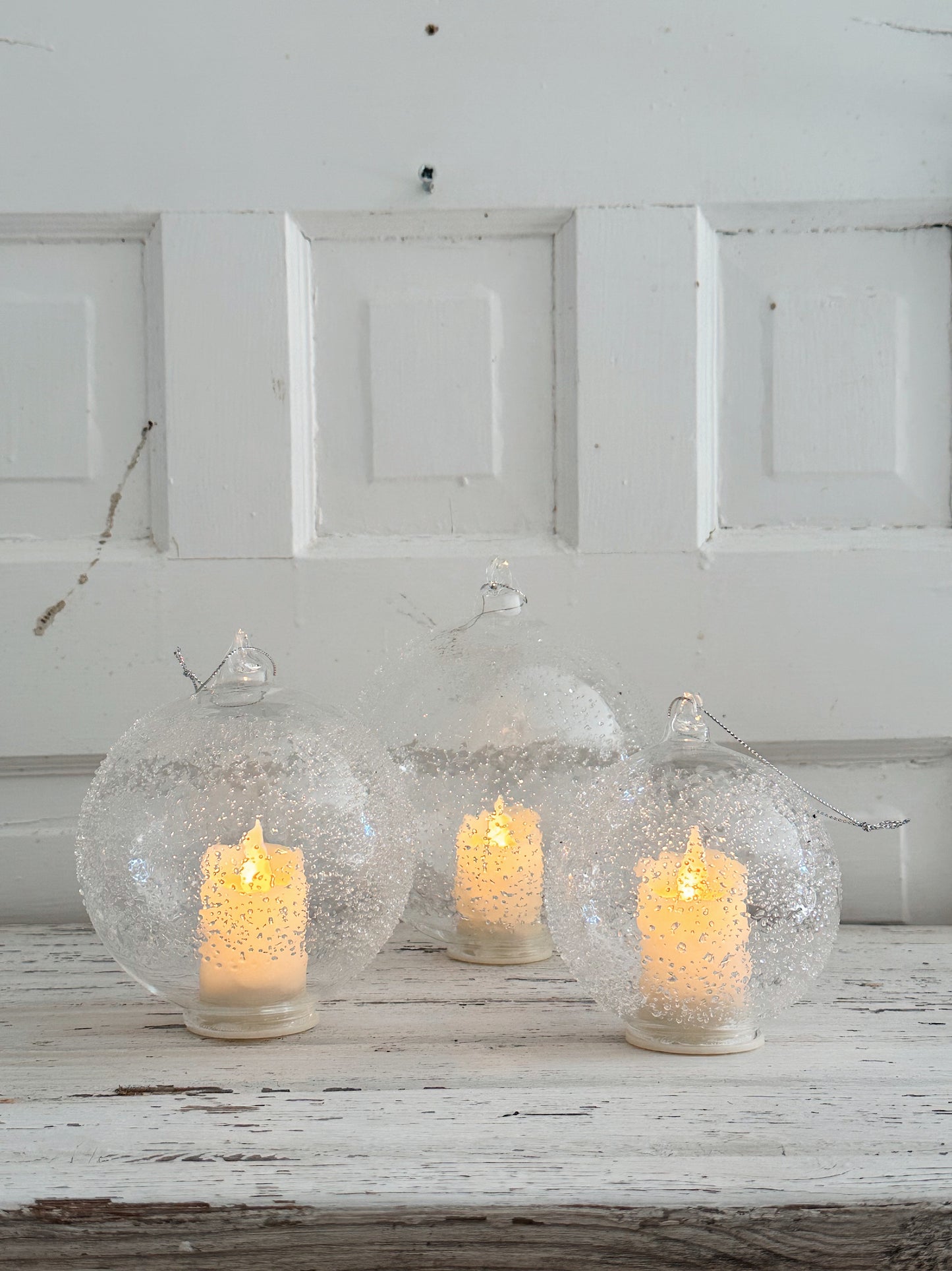 LED Flickering Candle Ornaments
