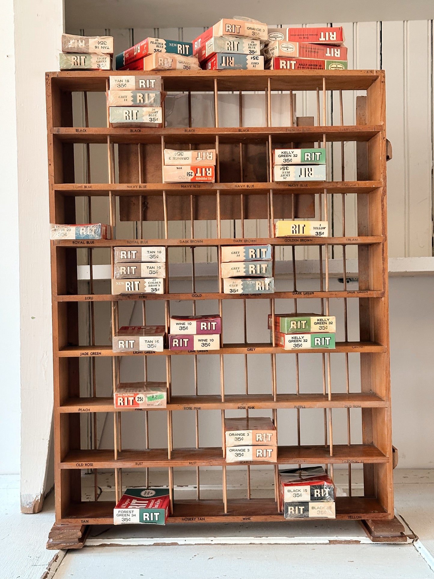 1950s Vintage Rit Dye Store Display