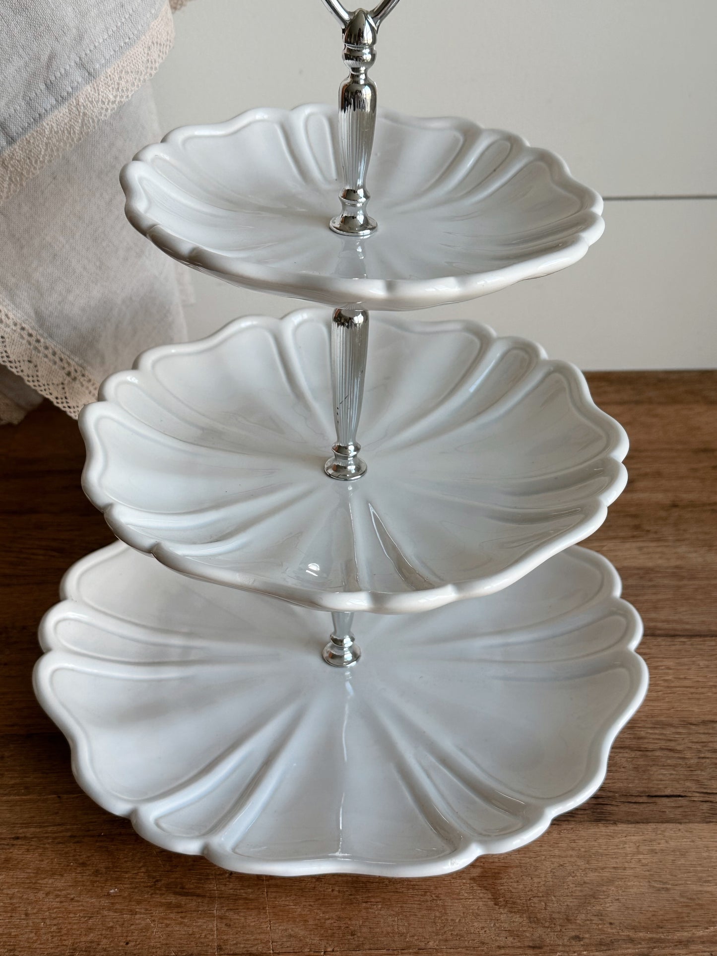 Vintage California Pottery Three Tier Server