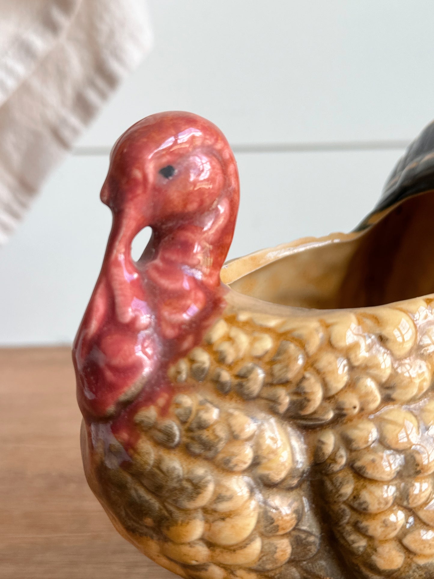 Vintage Napcoware Turkey Planter, Japan