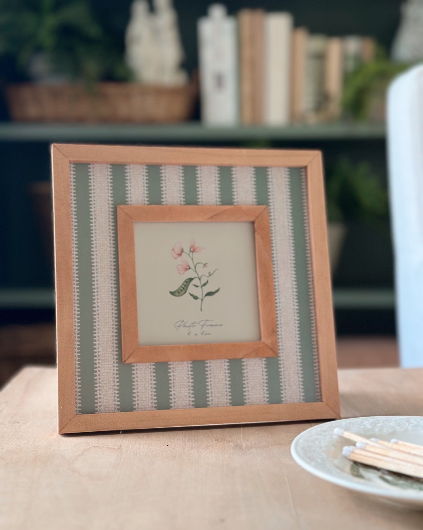 Cottage Stripes Picture Frame