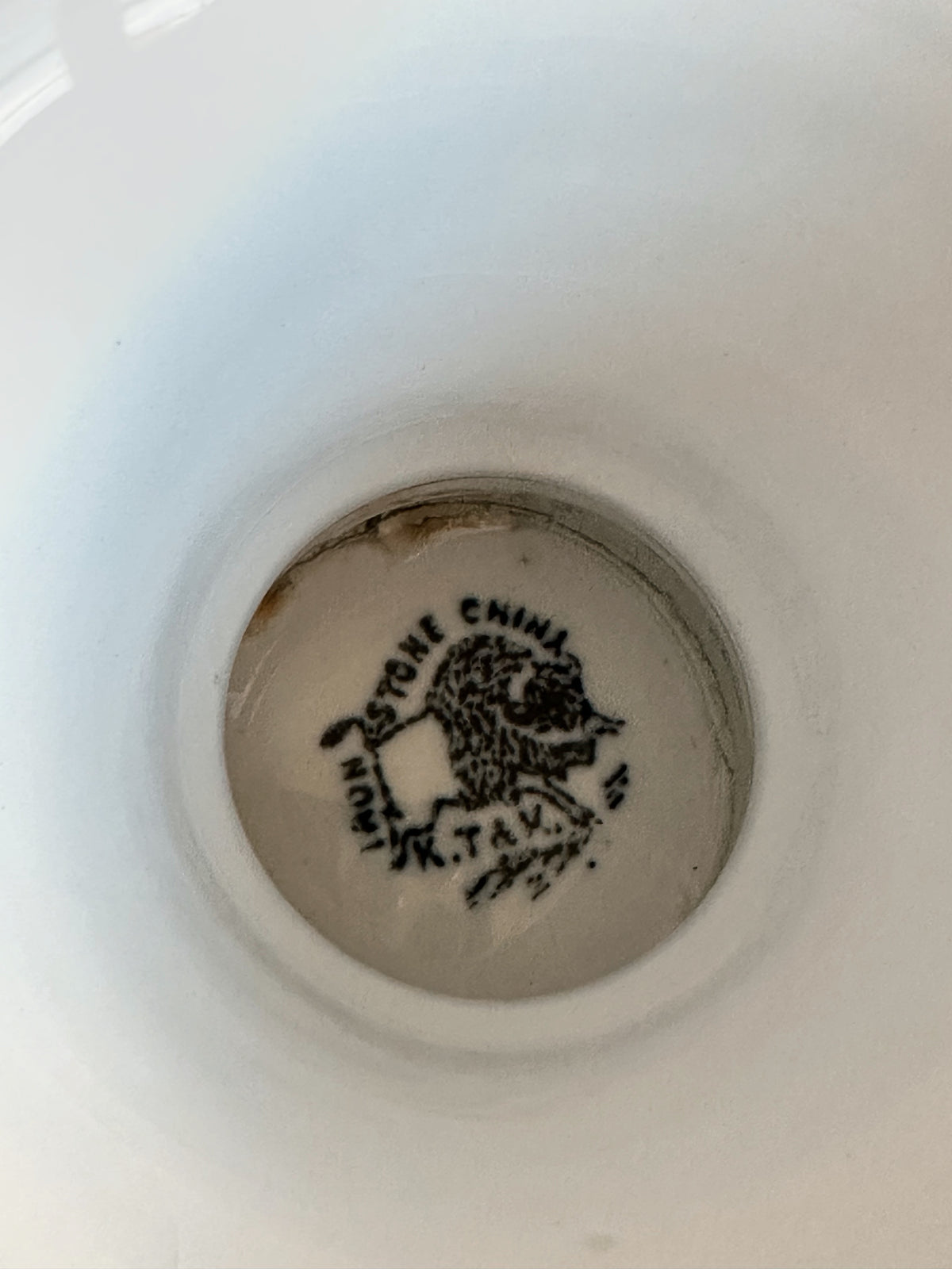 Antique Ironstone Edwards Leaf Tazza (Footed Serving Piece)