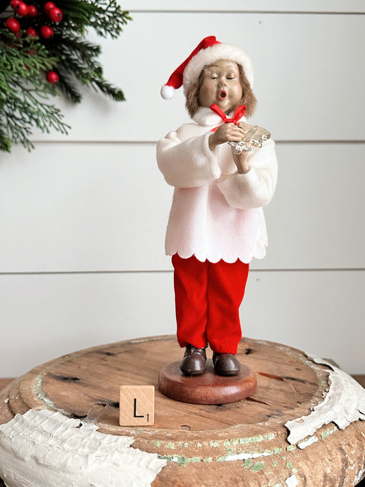 Vintage Victorian Style Caroler