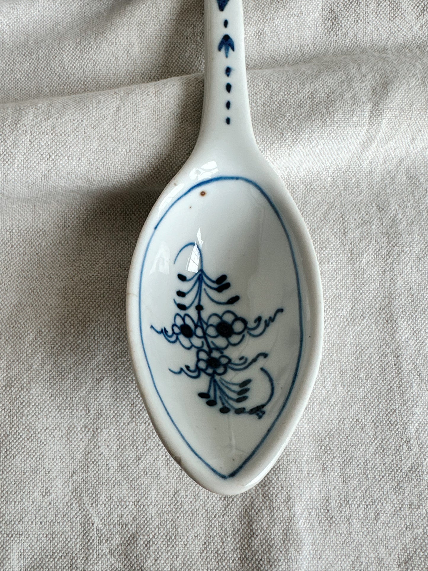 Antique Onion Ware Serving Spoon