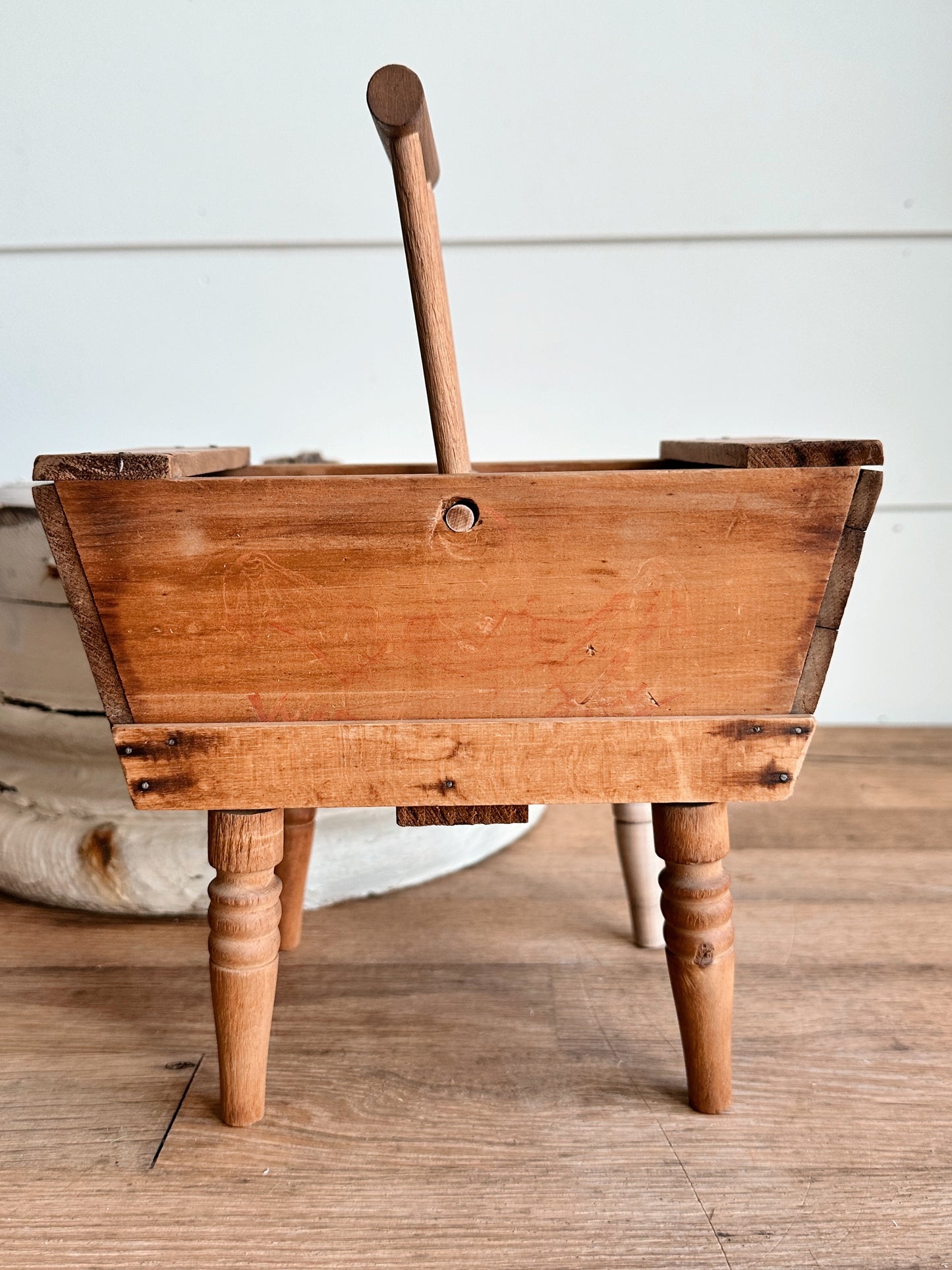 Collection of Antique Miniature Wood Laundry Items