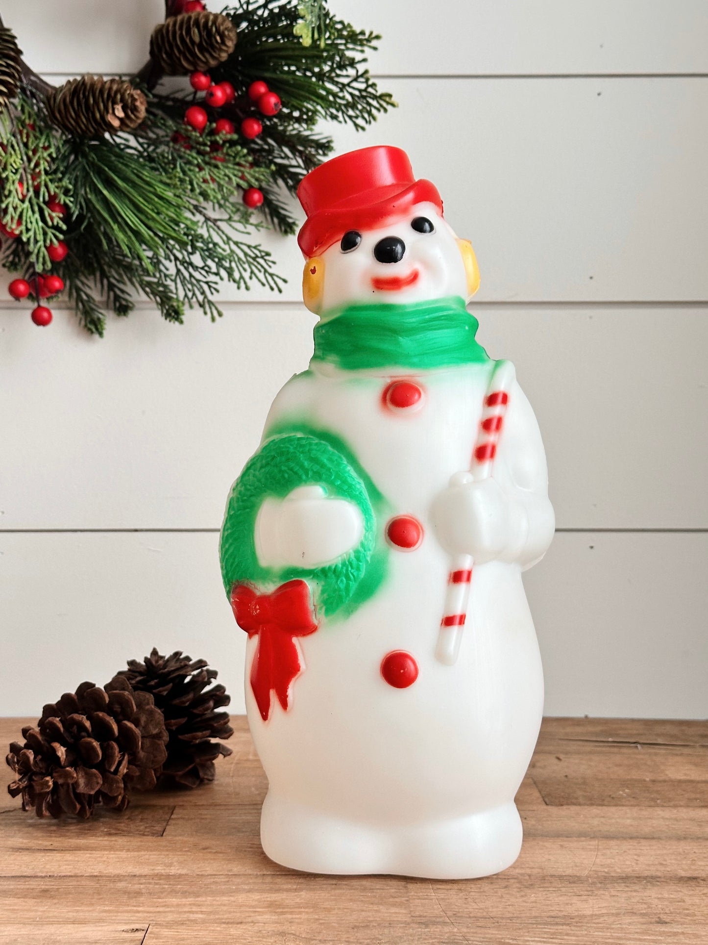 Vintage Empire Snowman Blow Mold