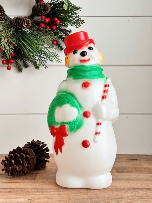 Vintage Empire Snowman Blow Mold
