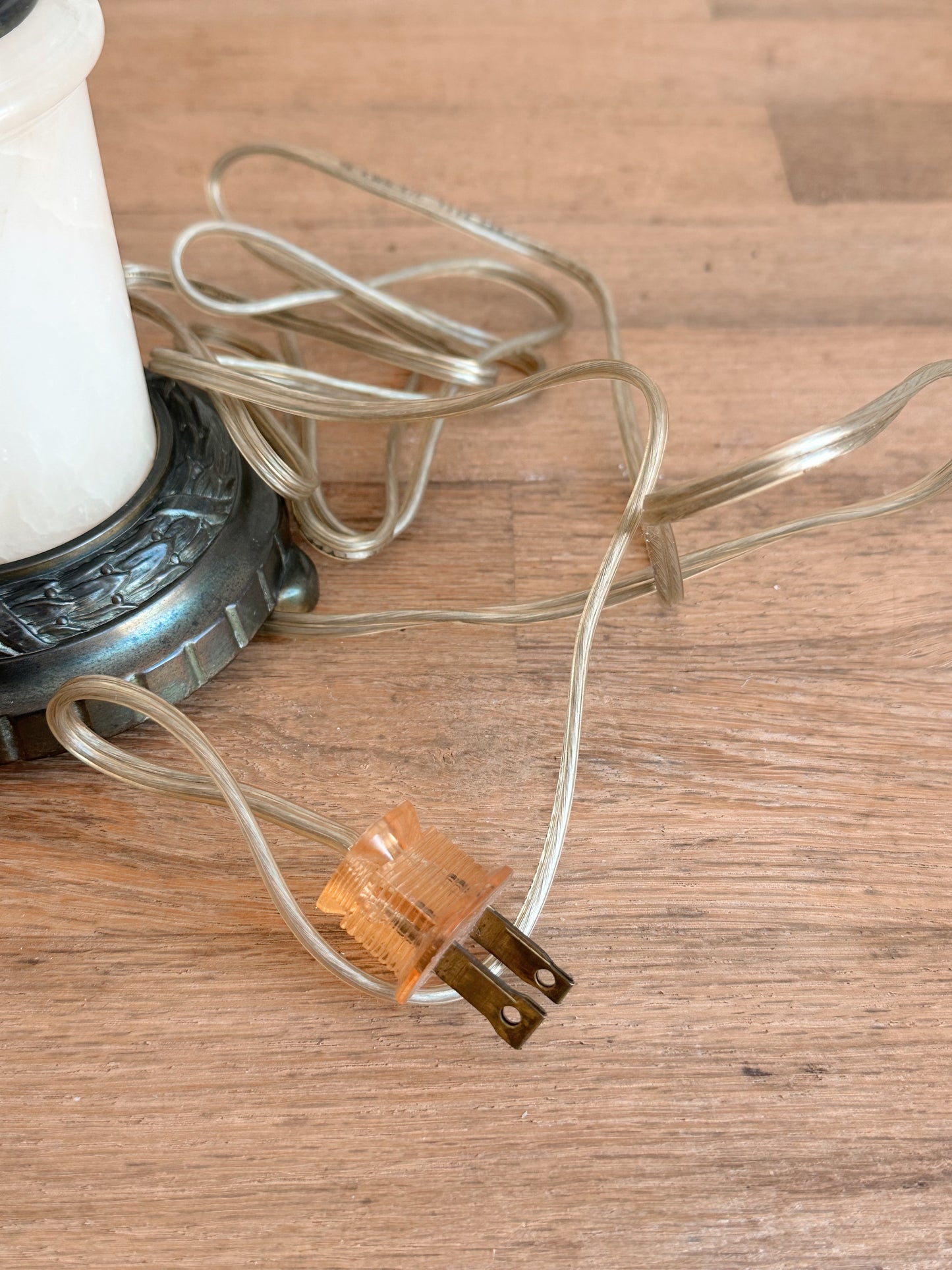 Vintage Alabaster Lamp