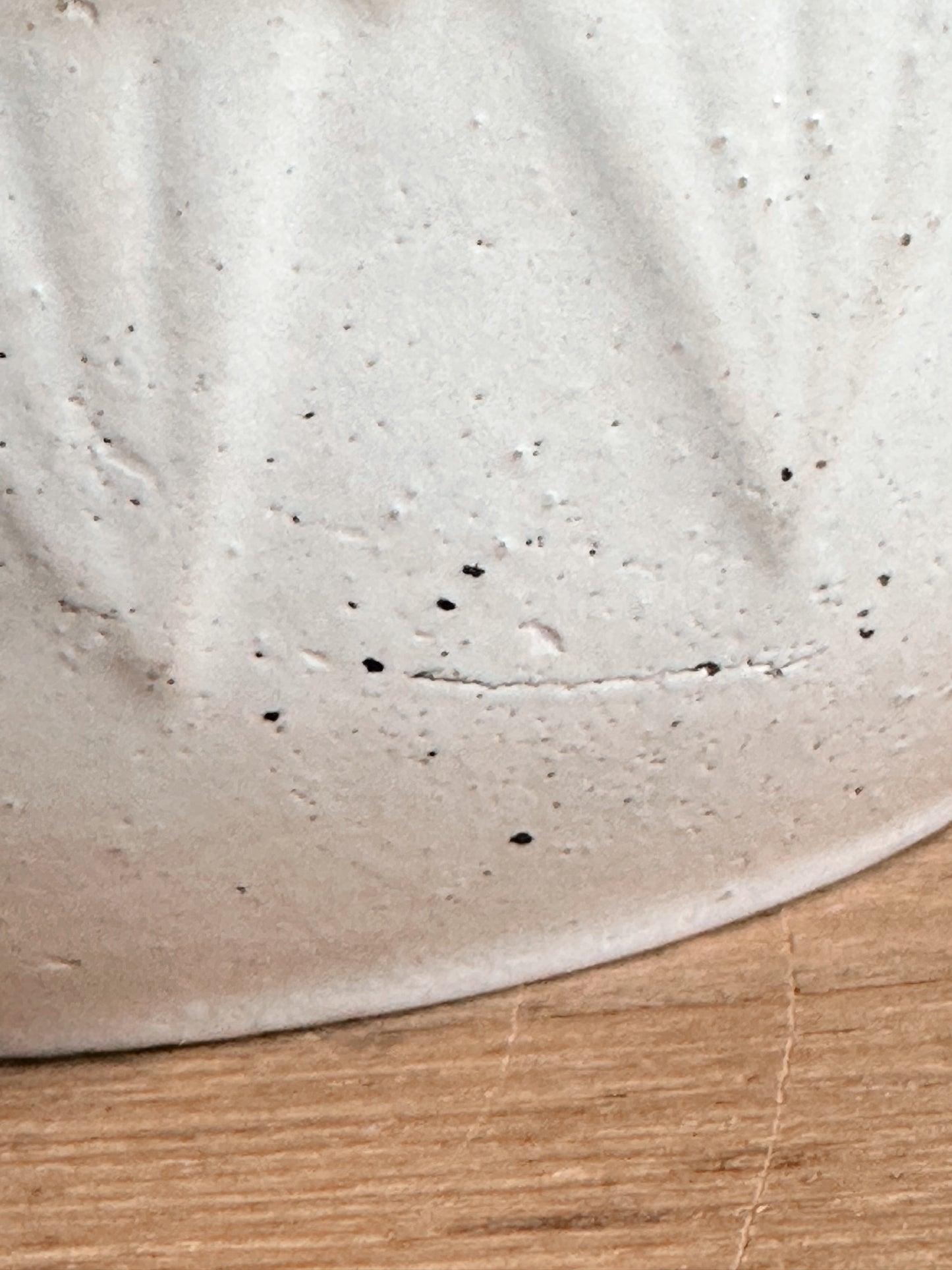 Large Vintage Picket Fence Stoneware Bowl