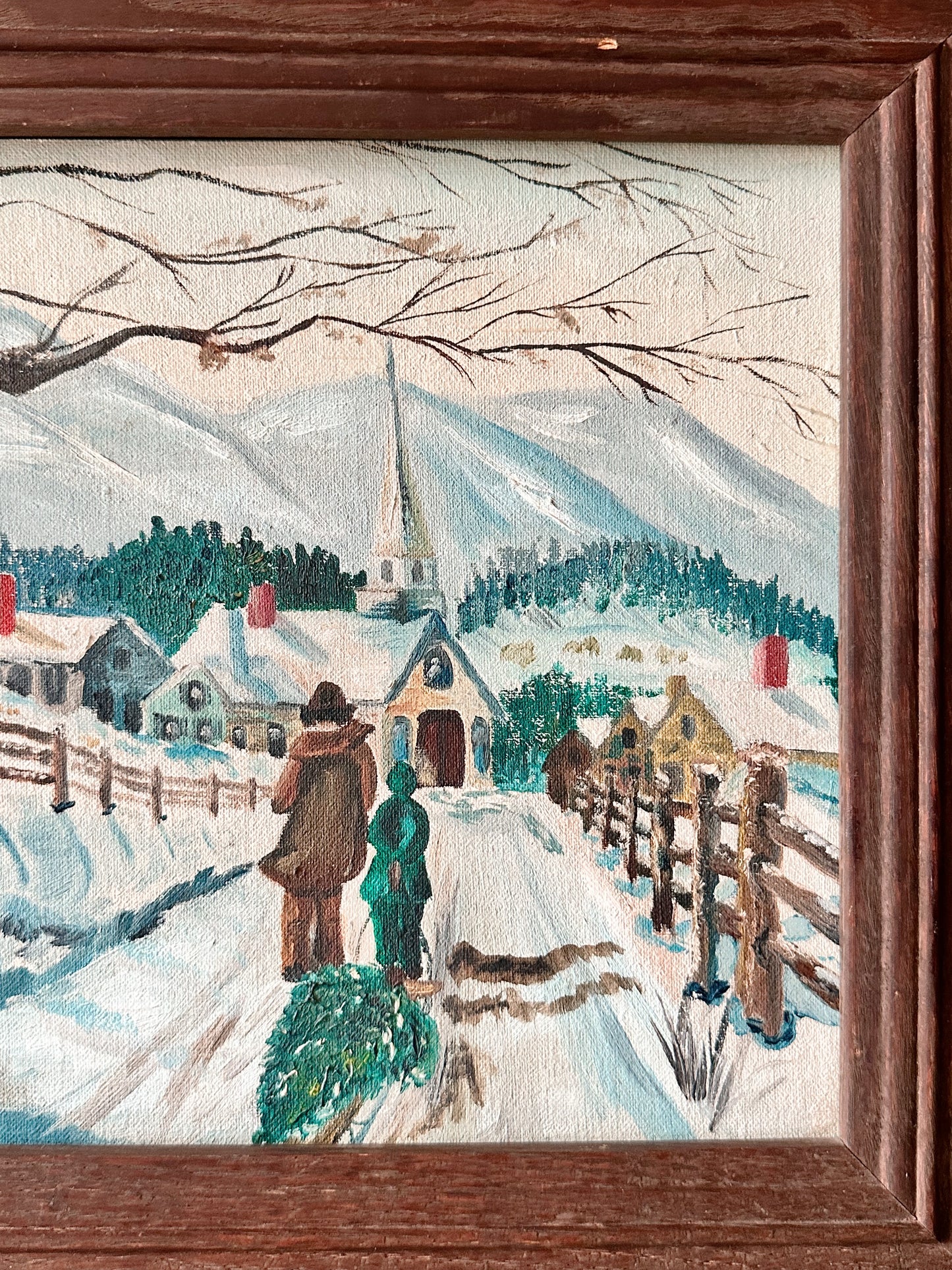 Vintage Winter Painting