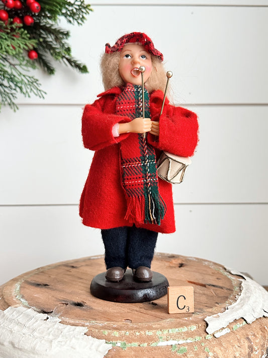 Vintage Victorian Style Caroler