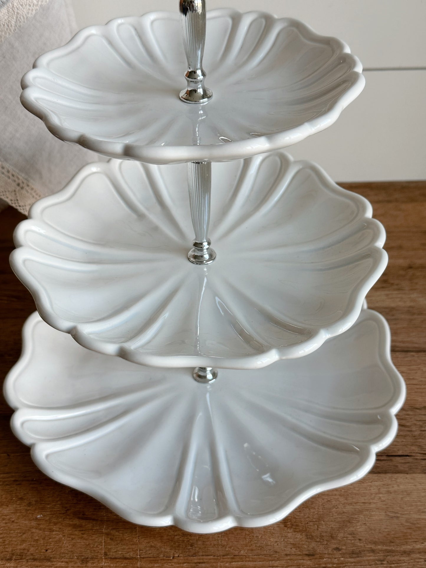Vintage California Pottery Three Tier Server