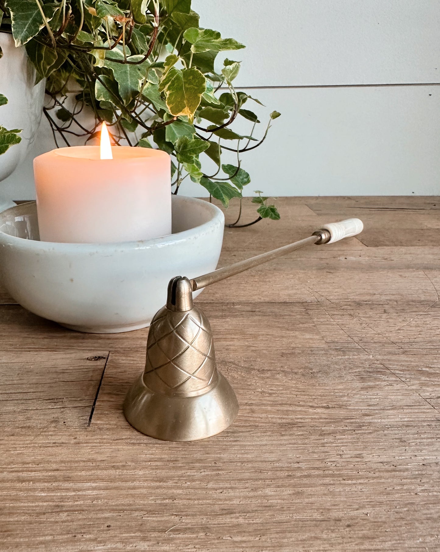 Antiqued Gold Candle Snuffers