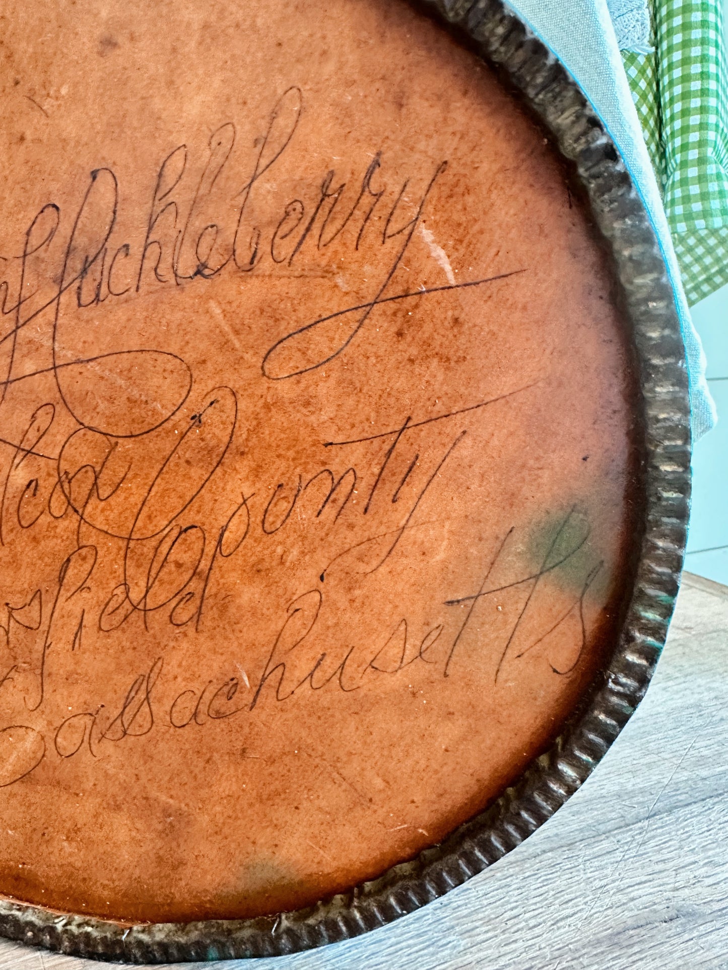 Vintage Hand Painted Berry Bucket