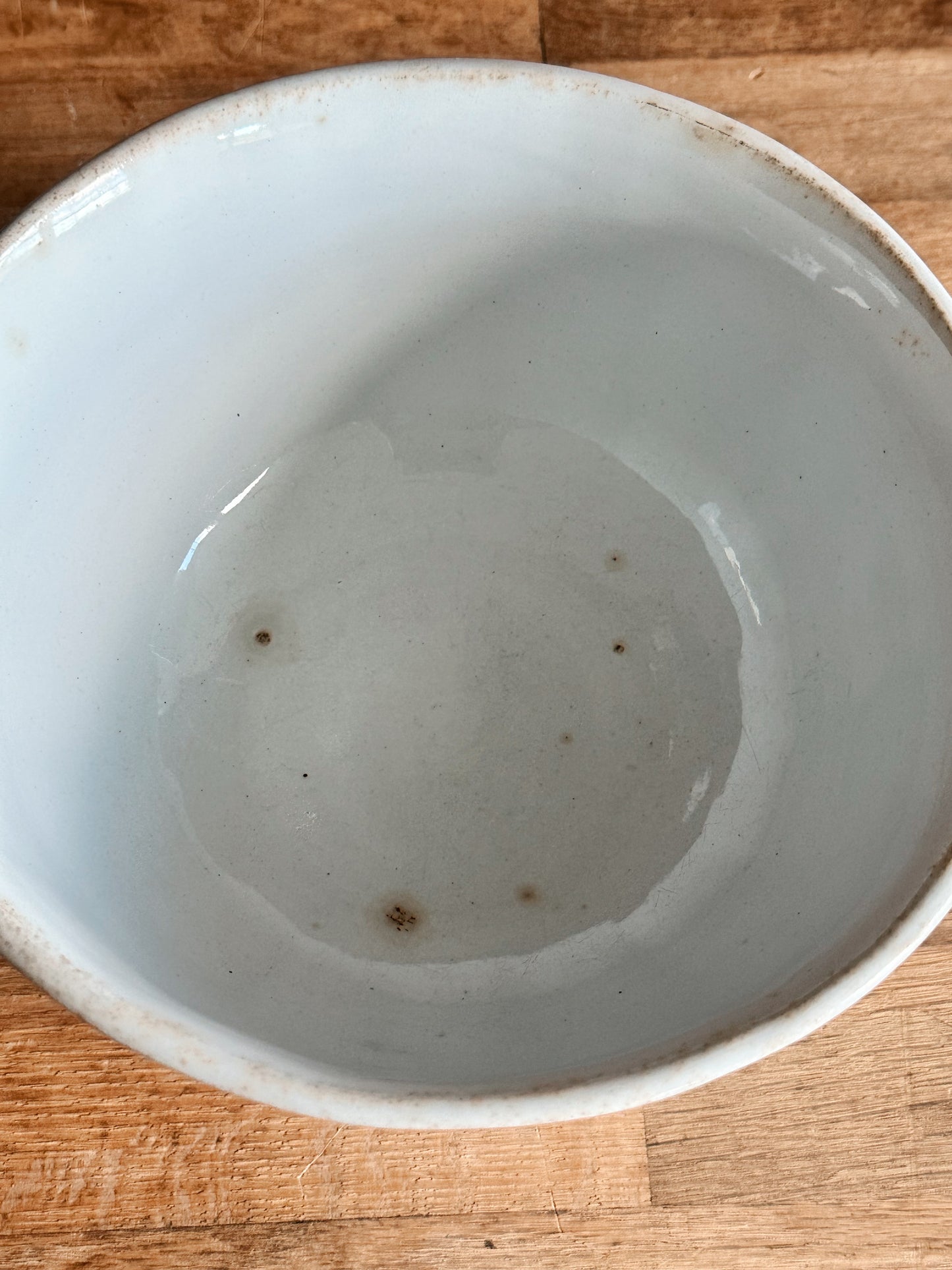 Antique Jacob Furnival Ironstone Punch Bowl & Lid