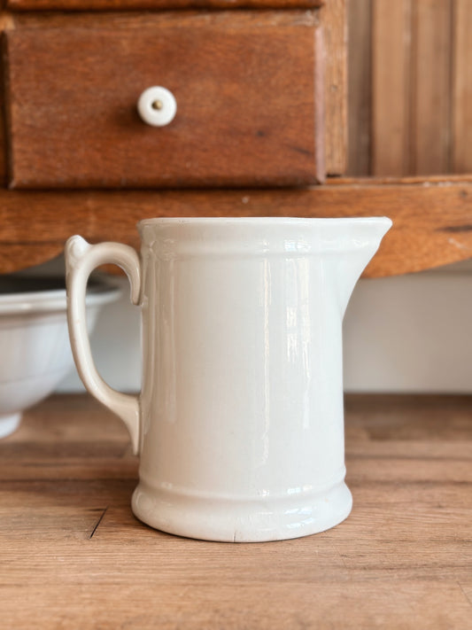 Vintage Ironstone Milk Pitcher, Chester Hotel China