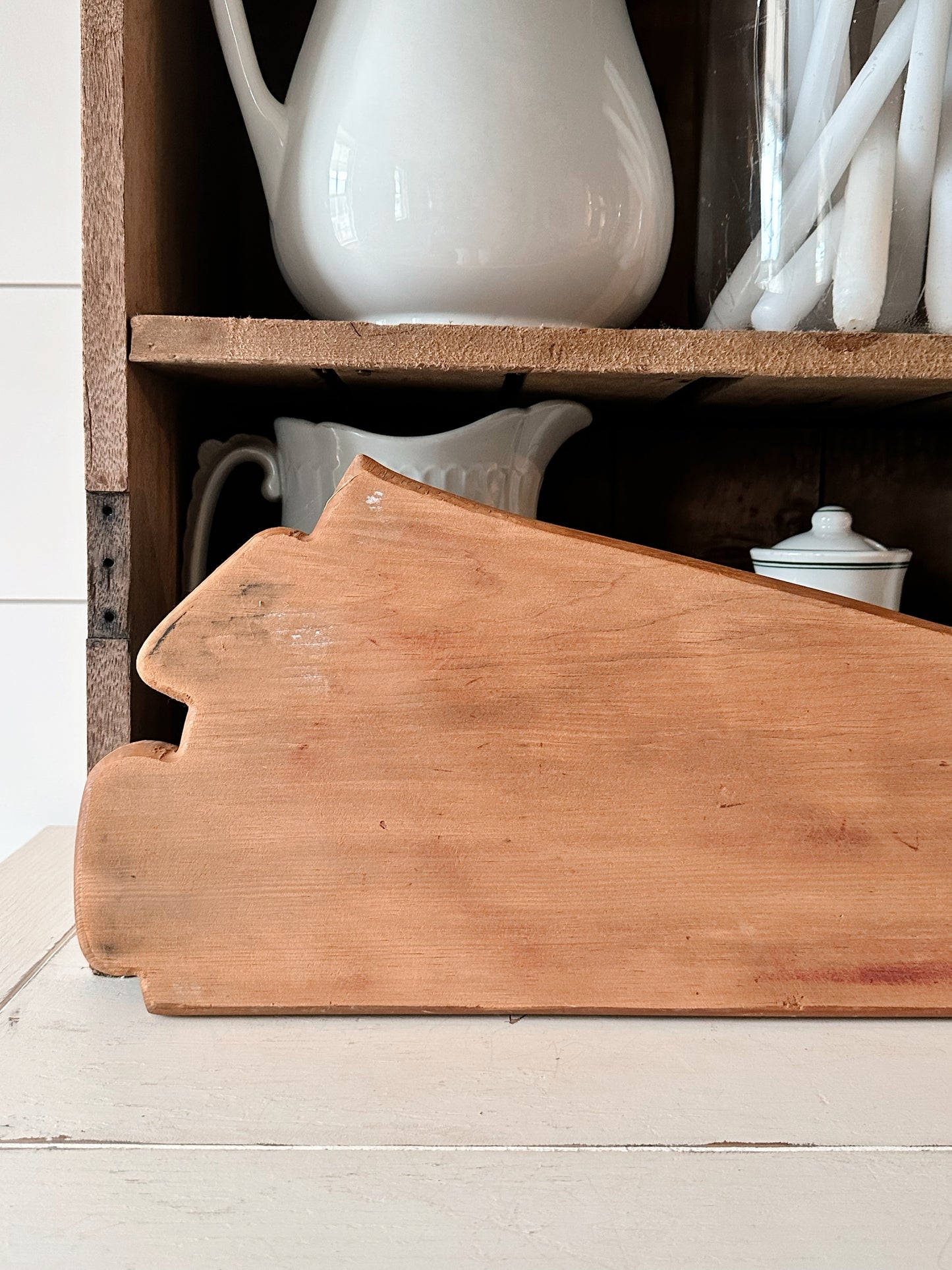 Vintage Wooden Angel Wall Hanging