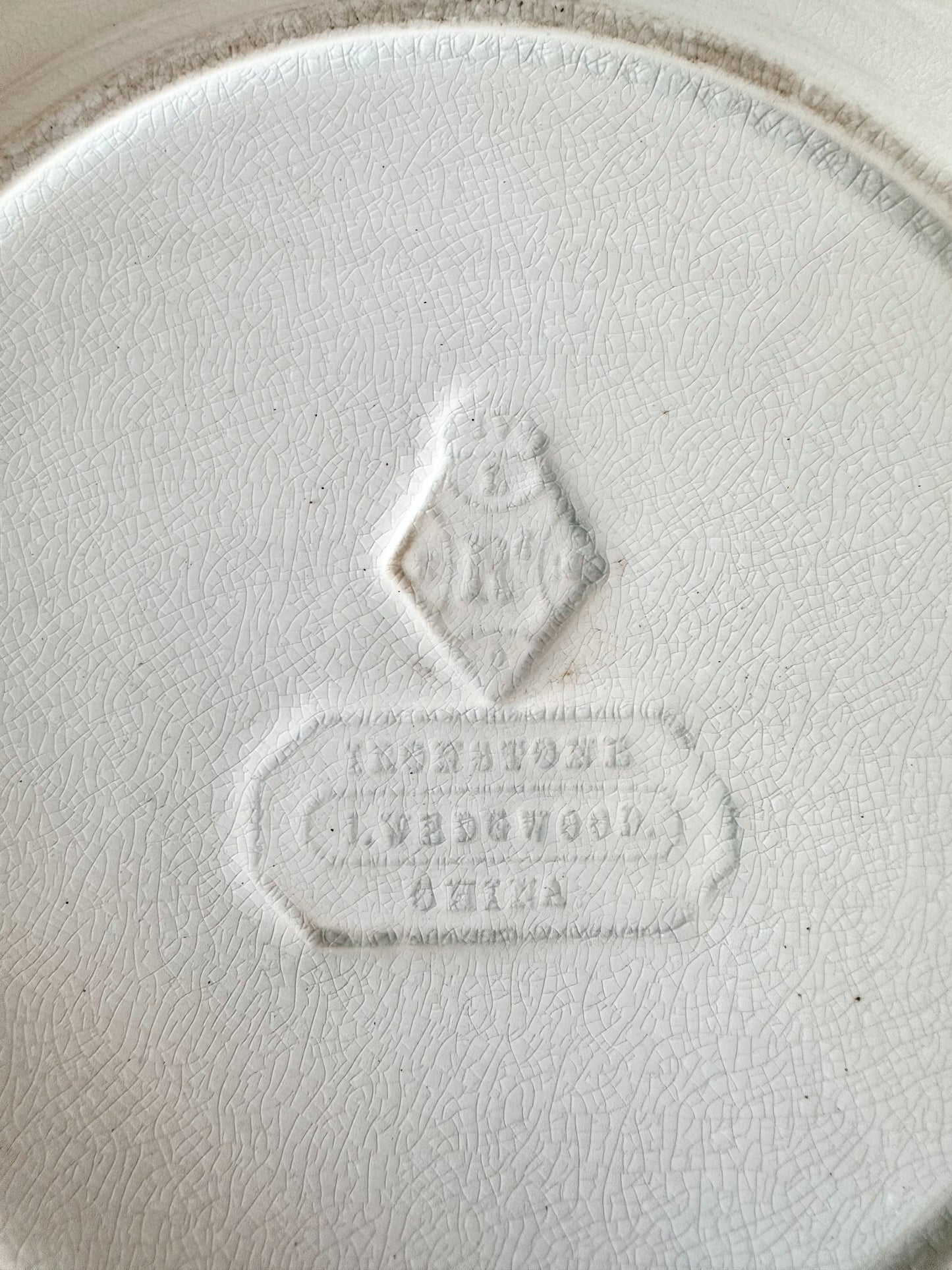 Antique Wedgwood Ironstone Dinner Plate