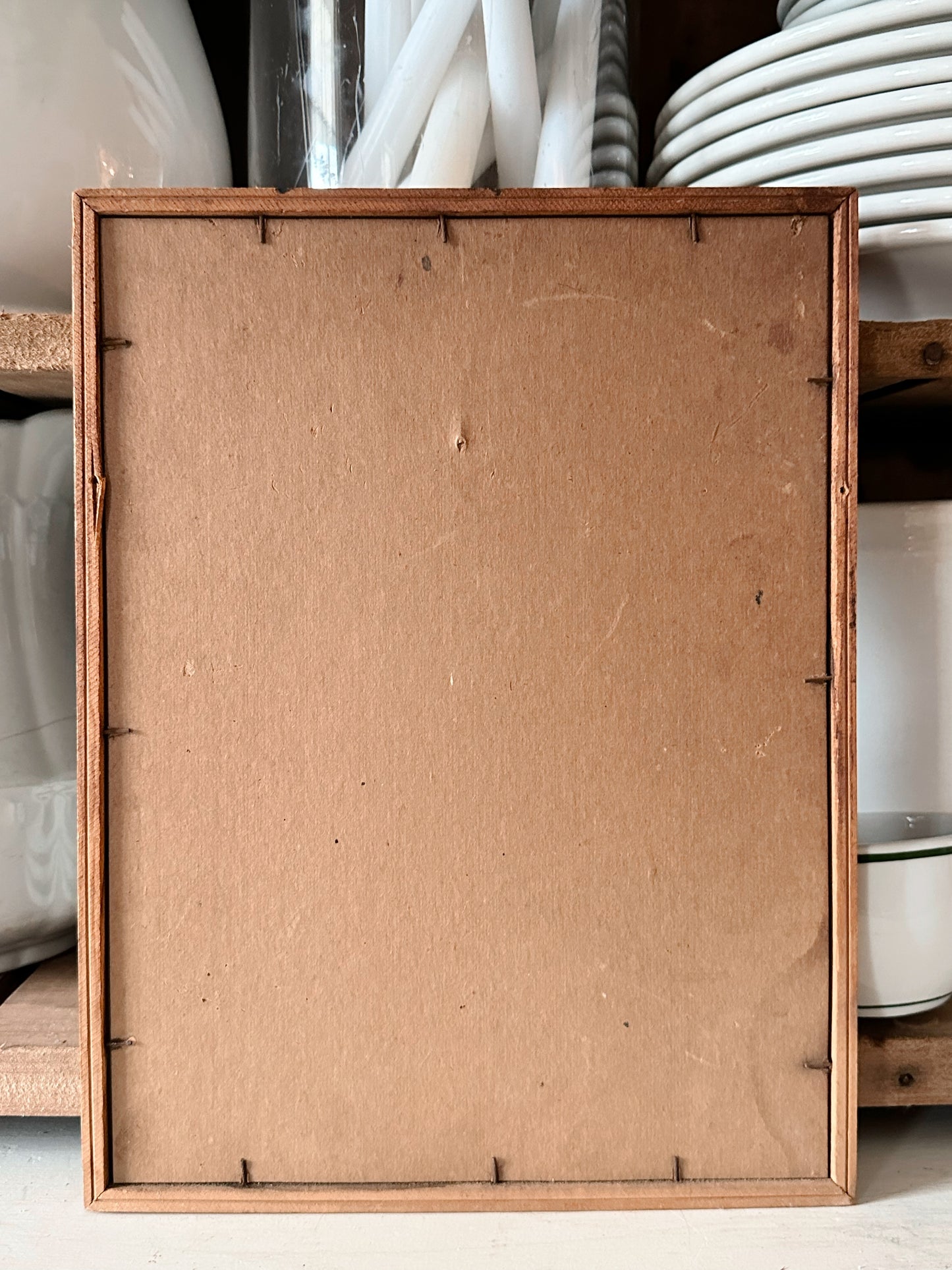 Framed Vintage Winter Bird Print