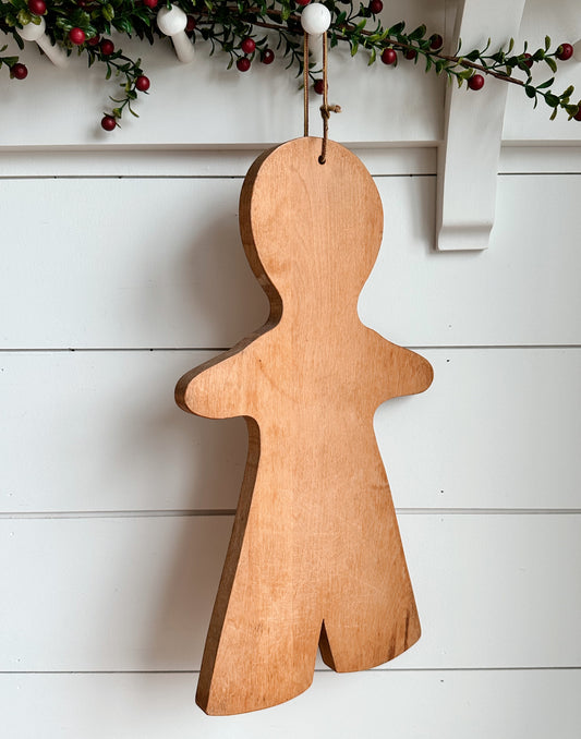 Vintage Gingerbread Man Cutting Board