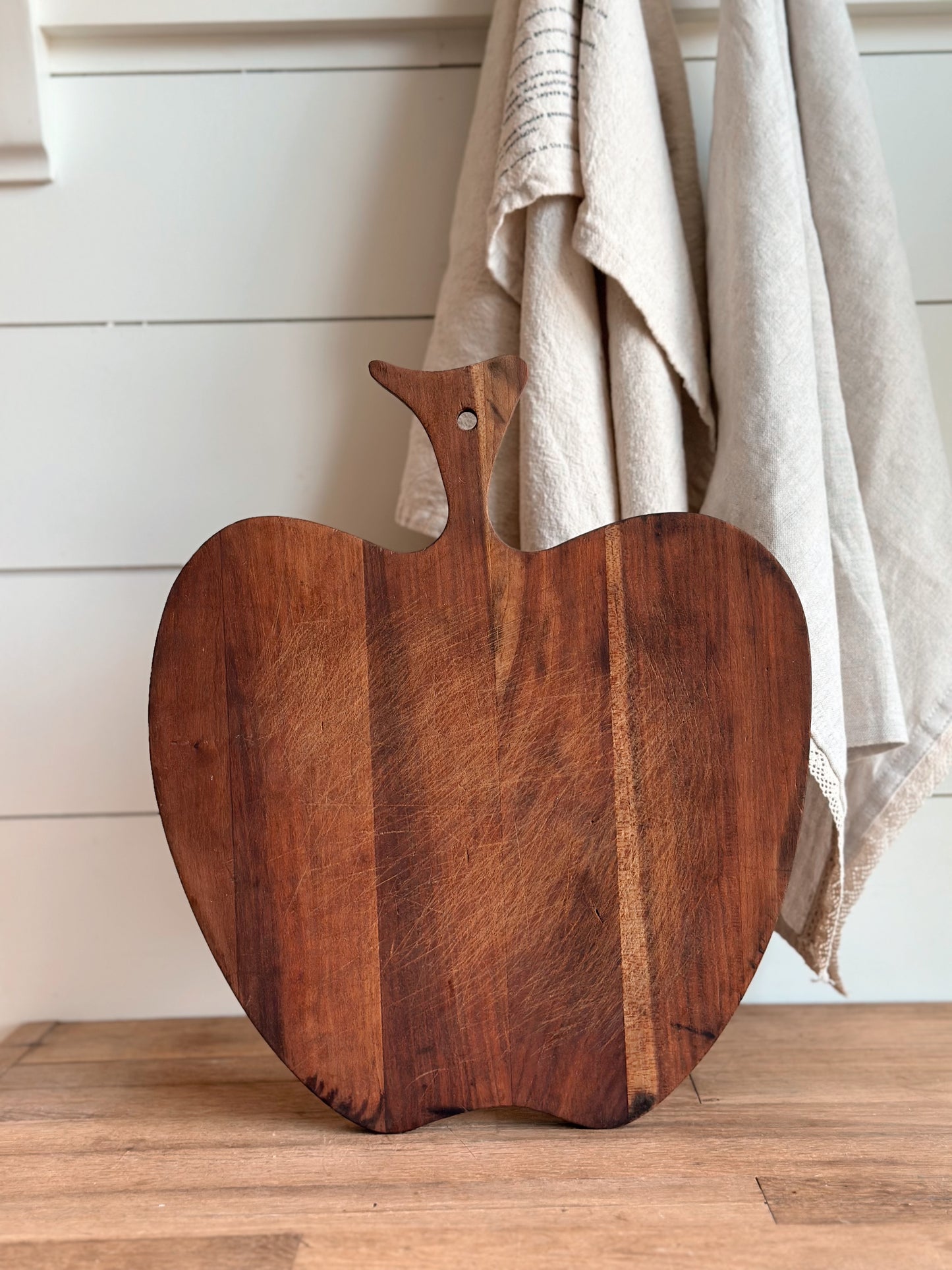Found Apple Cutting Board