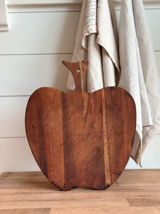Found Apple Cutting Board