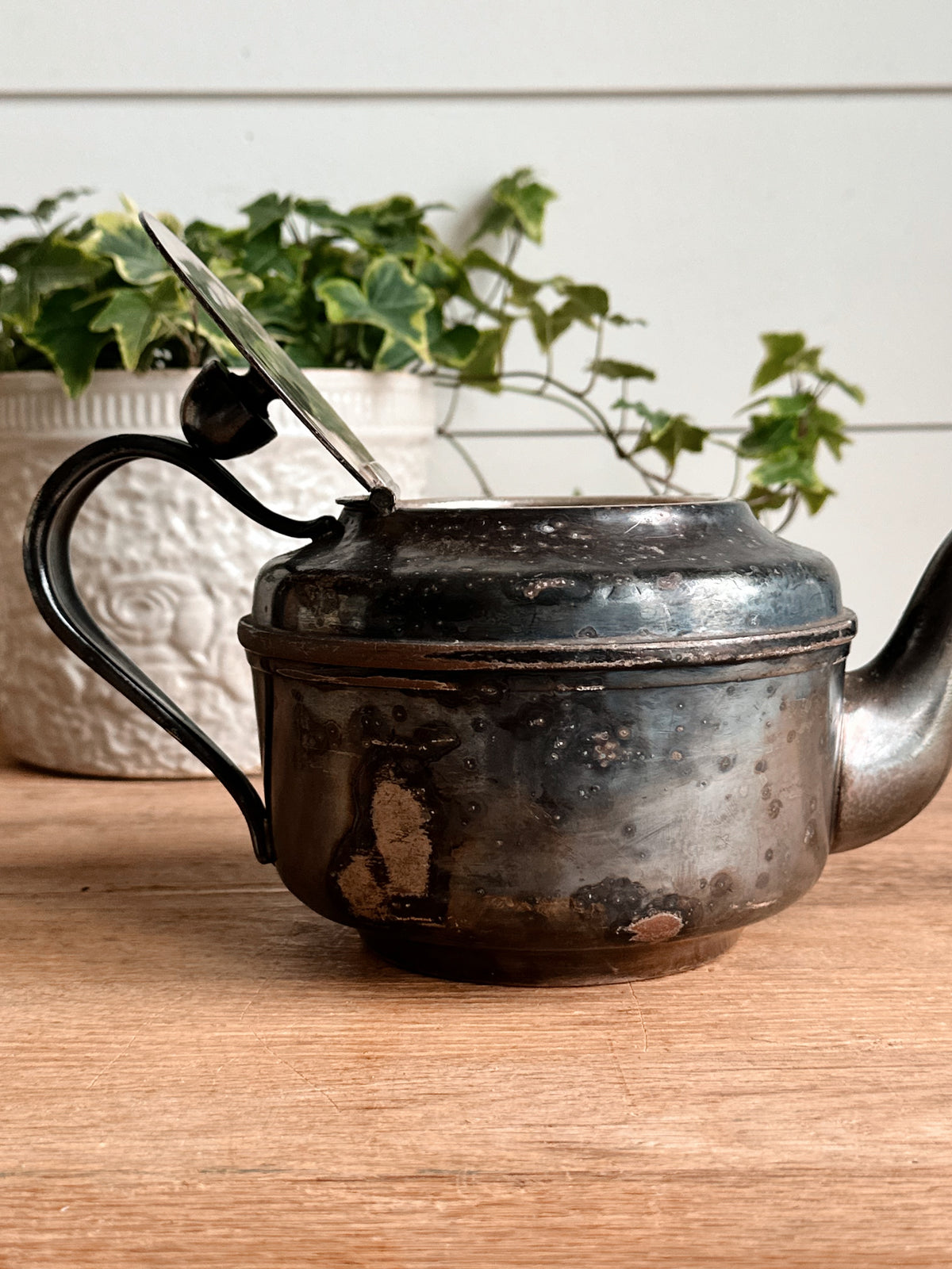 Vintage Reed & Barton Silver Soldered US Navy Tea Pot