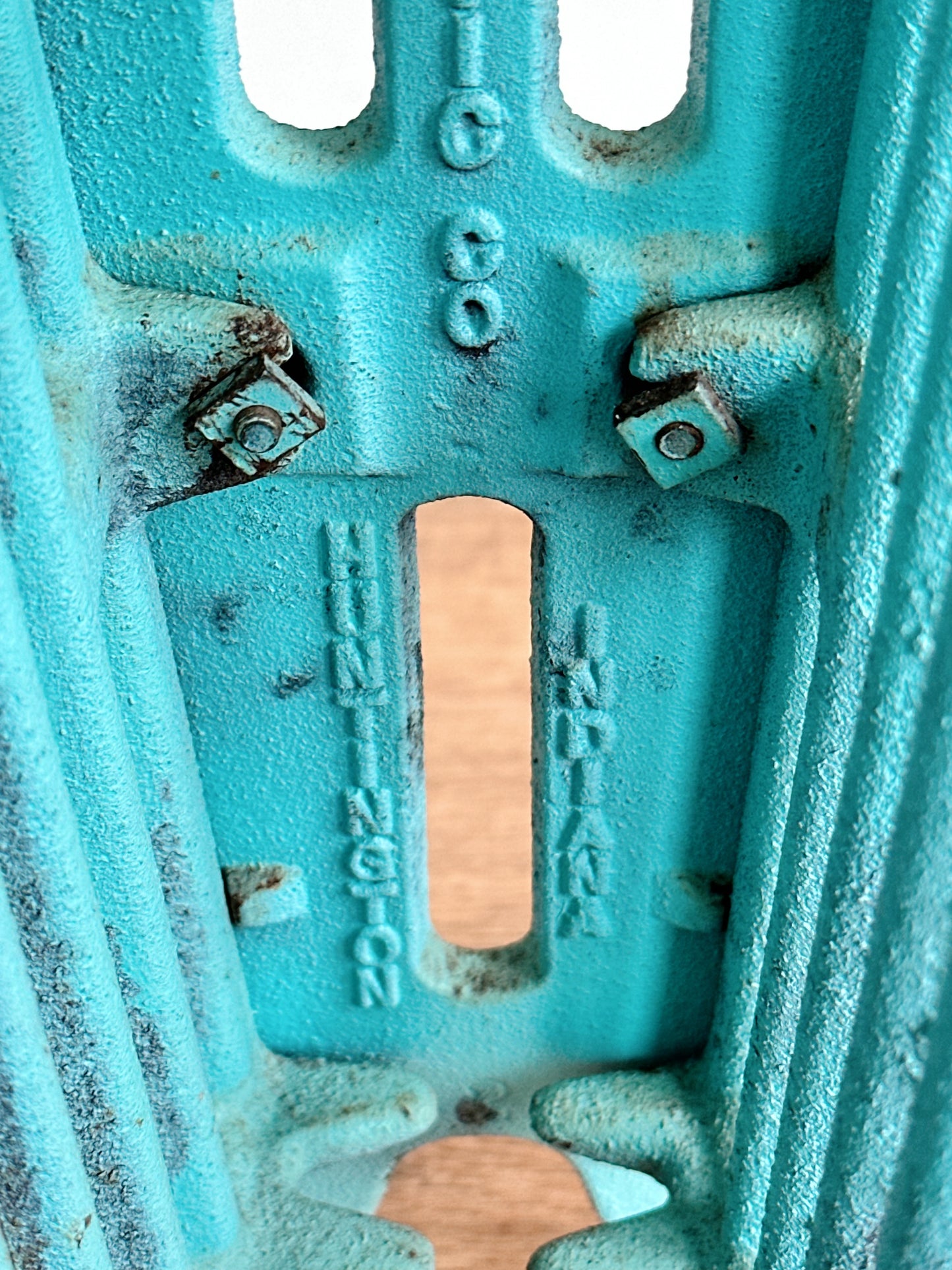 Vintage Cast Iron Magazine Holder