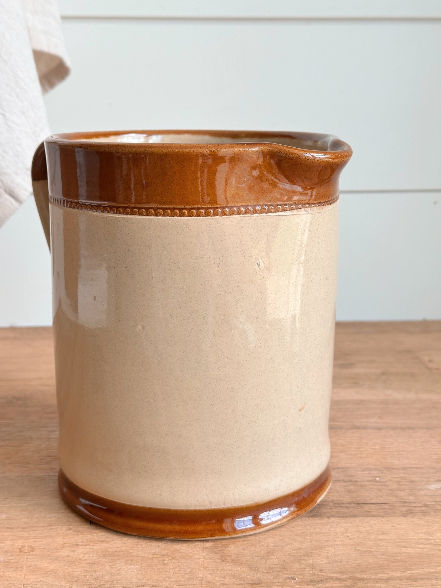 Vintage English Moira Iced Tea Pitcher