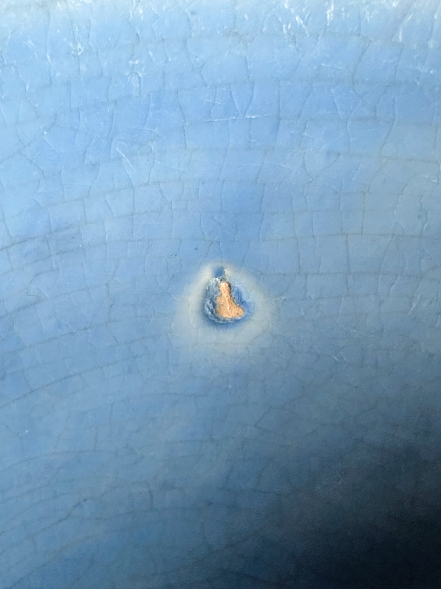 Beautiful Blue Stoneware Bowl