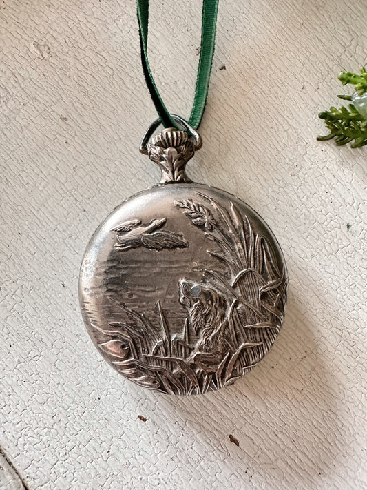 Vintage Pocket Watch Ornament