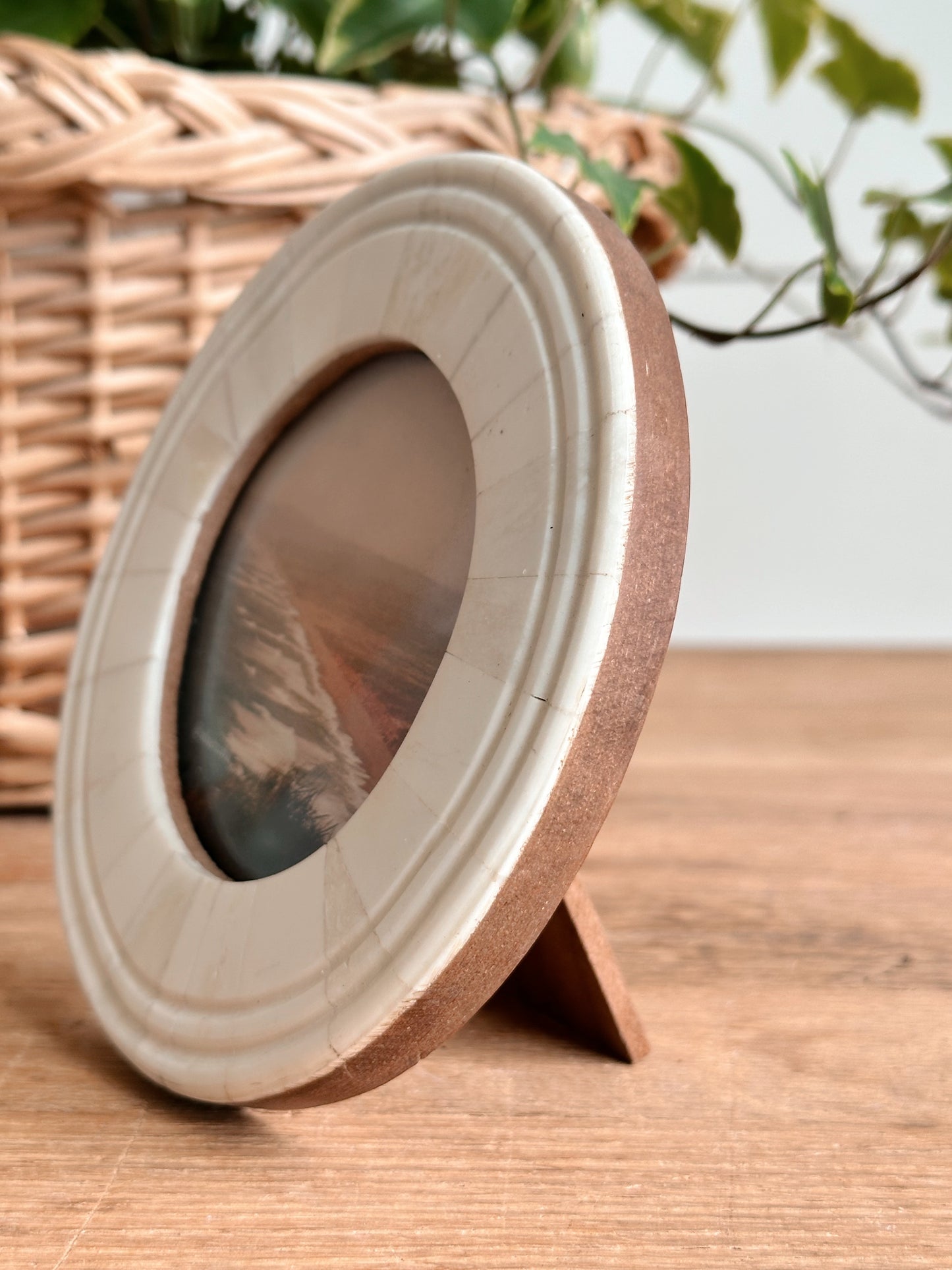 Hand Carved Bone Photo Frame