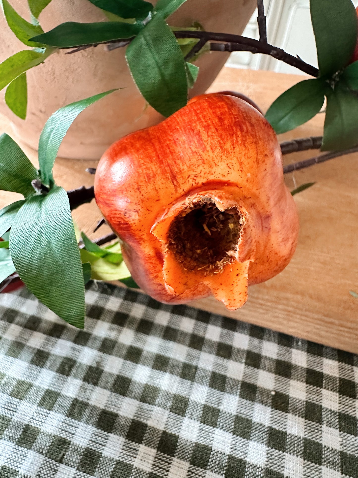 Bundle of Faux Pomegranate Stems