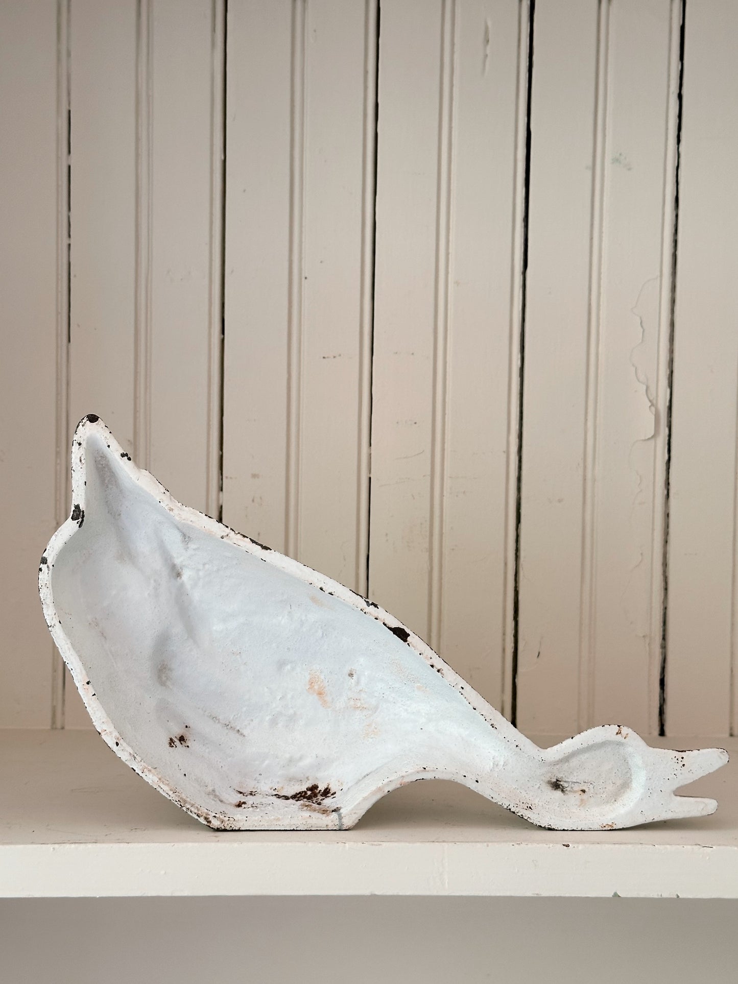 Vintage Cast Iron Goose Doorstop