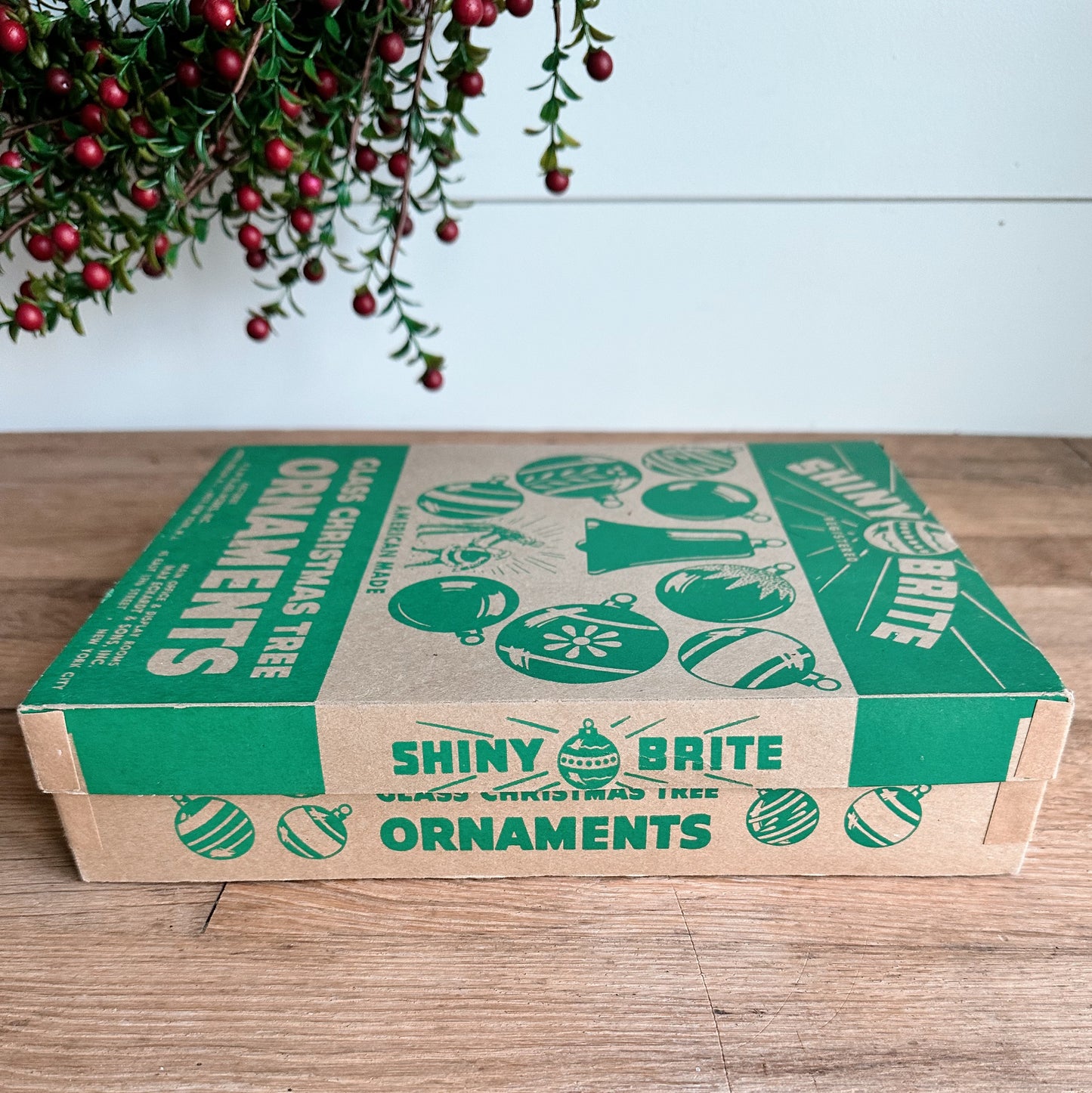 Box of Vintage Shiny Brites