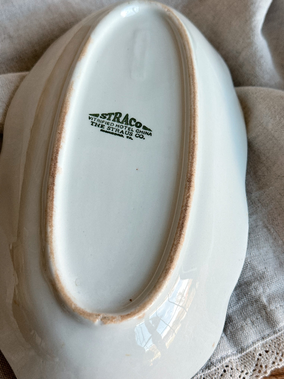 Vintage Straco Restaurant Ware Relish Dish