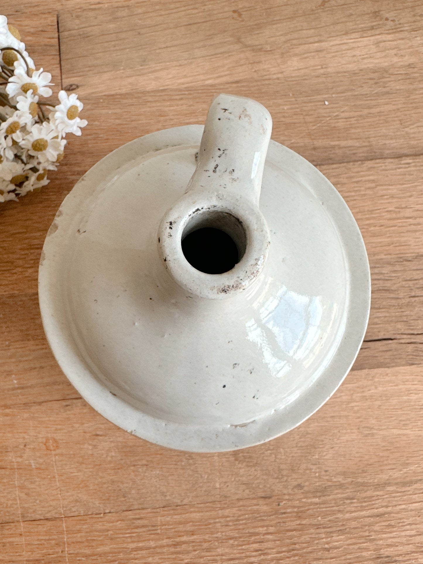 Petite Vintage Stoneware Crock Jug