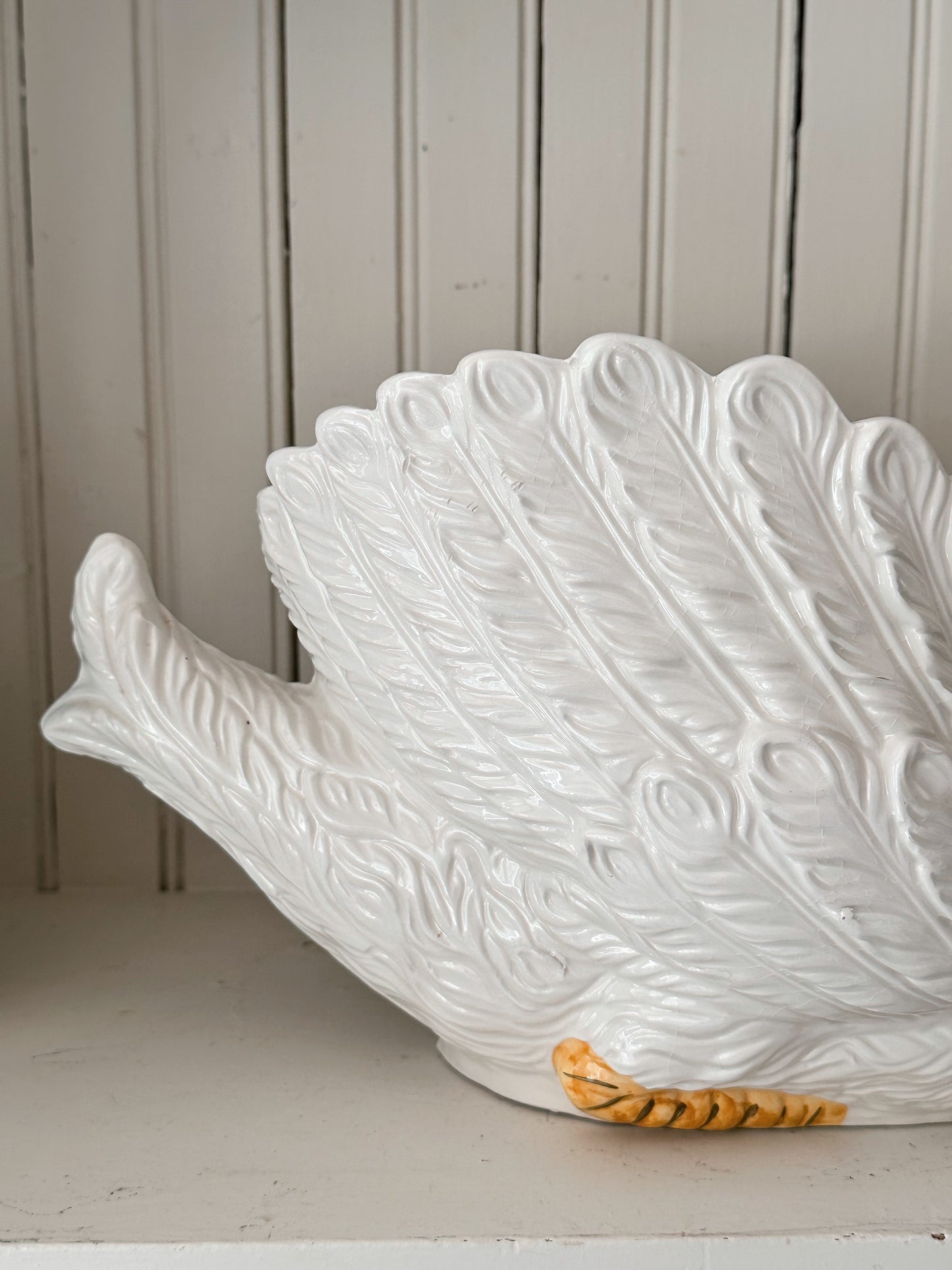 Large Vintage Swan Planter