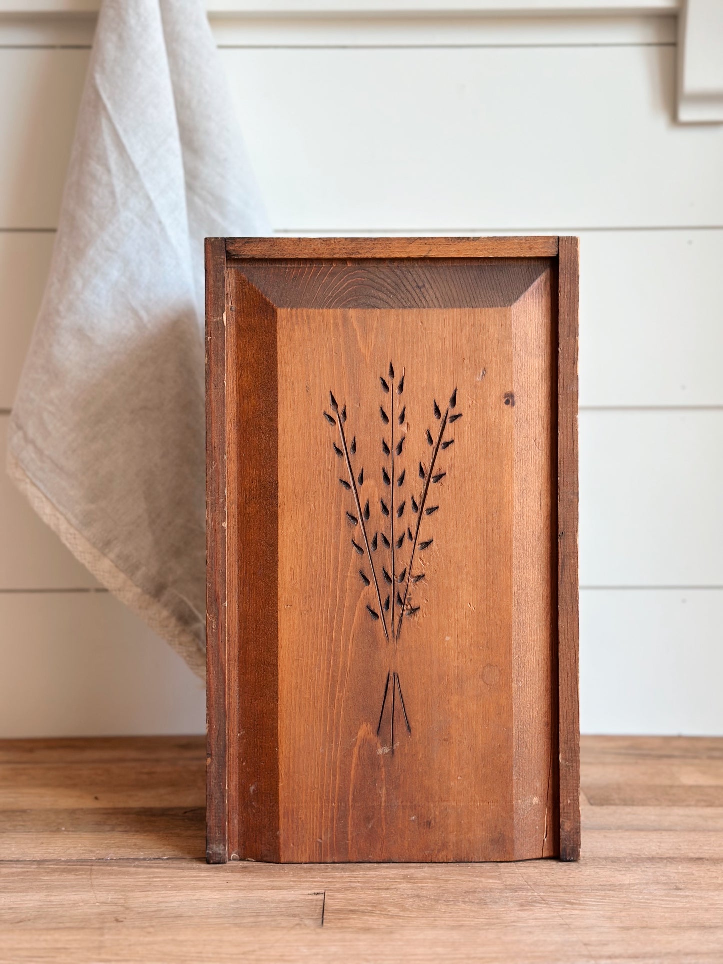 Vintage Wooden Bread Box